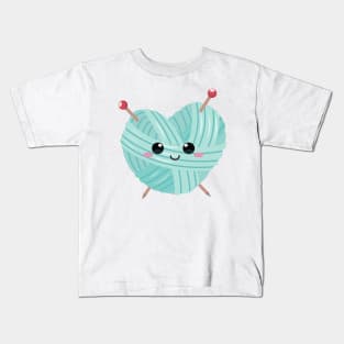 Kawaii Knitting | Kawaii Crochet Kids T-Shirt